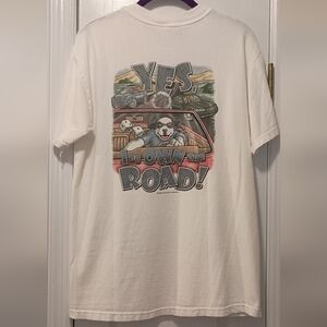 Vintage Big Dog I Do Own The Road T-shirt Size Medium